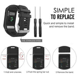 Cinturino sportivo in silicone per Garmin Vivoactive HR