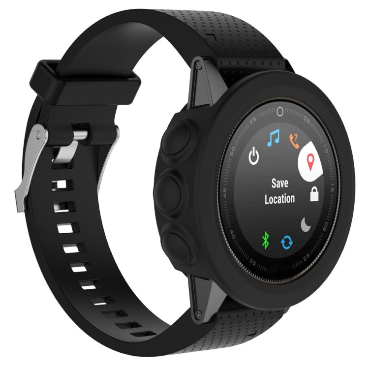 Custodia protettiva per orologio in silicone tinta unita per Garmin Fenix 5, For Garmin Fenix 5