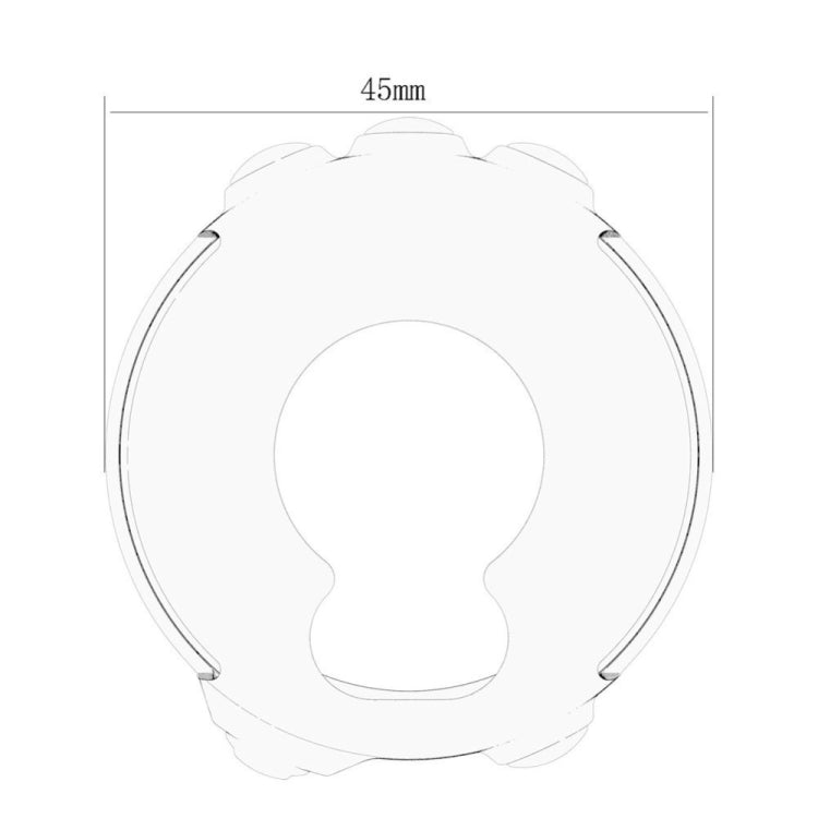 Custodia protettiva per orologio in silicone tinta unita per Garmin Fenix 5, For Garmin Fenix 5