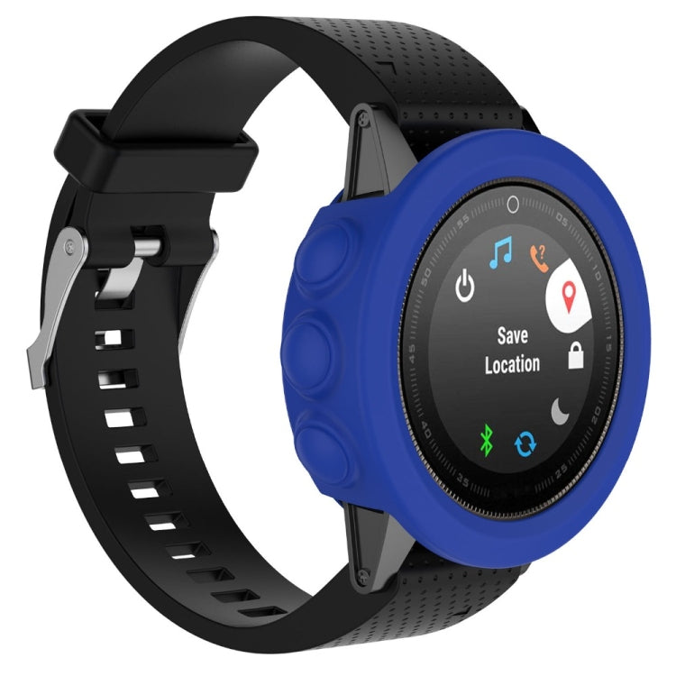 Custodia protettiva per orologio in silicone tinta unita per Garmin Fenix 5, For Garmin Fenix 5