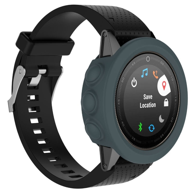 Custodia protettiva per orologio in silicone tinta unita per Garmin Fenix 5, For Garmin Fenix 5