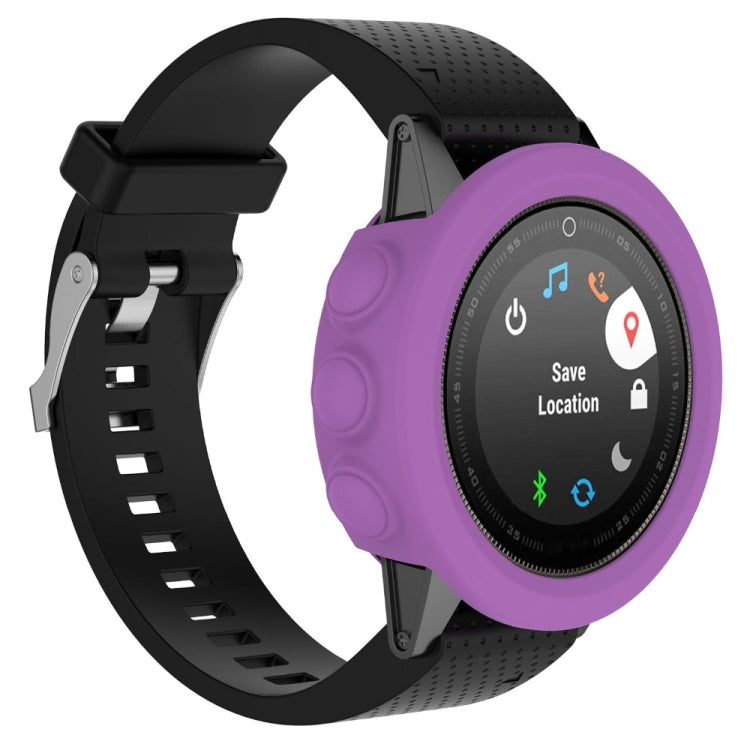 Custodia protettiva per orologio in silicone tinta unita per Garmin Fenix 5, For Garmin Fenix 5