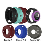 Custodia protettiva per orologio in silicone tinta unita per Garmin Fenix 5, For Garmin Fenix 5