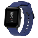 Cinturino sportivo in silicone lucido per Huami Amazfit Bip Lite versione 20mm