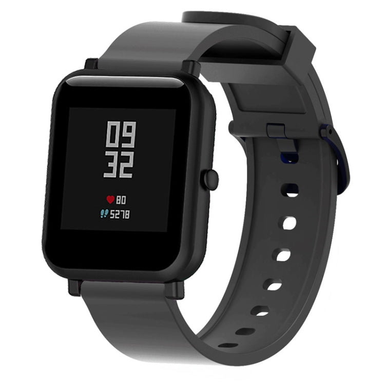 Cinturino sportivo in silicone lucido per Huami Amazfit Bip Lite versione 20mm