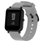 Cinturino sportivo in silicone lucido per Huami Amazfit Bip Lite versione 20mm