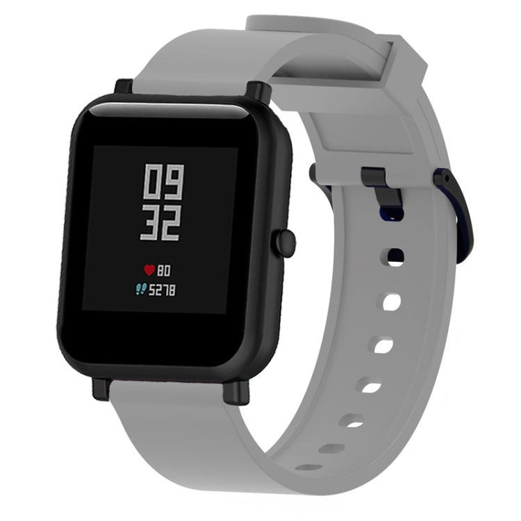 Cinturino sportivo in silicone lucido per Huami Amazfit Bip Lite versione 20mm