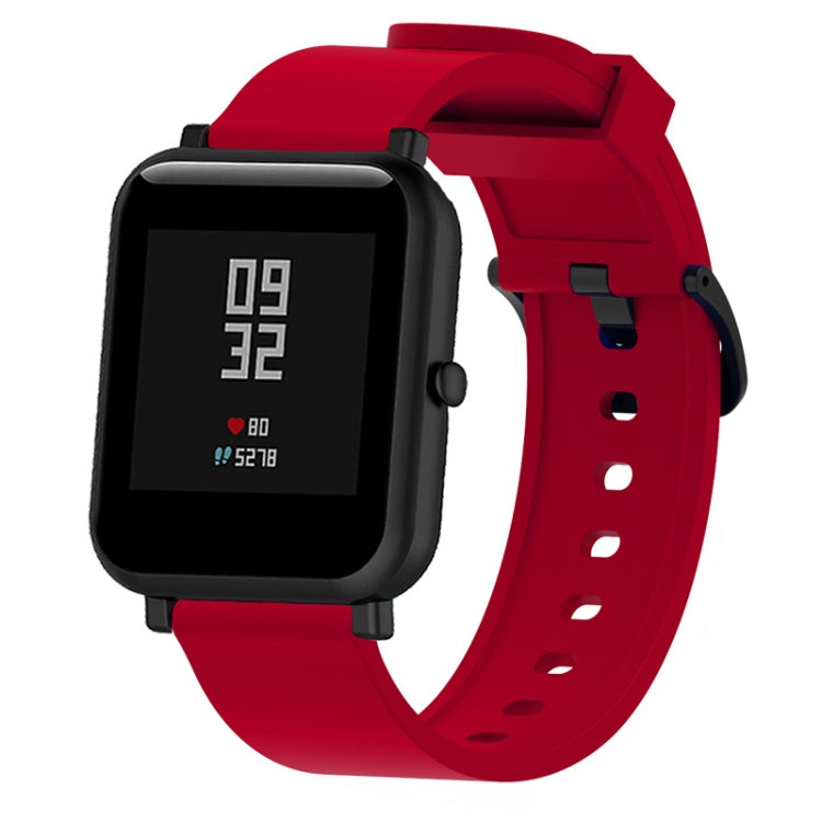 Cinturino sportivo in silicone lucido per Huami Amazfit Bip Lite versione 20mm