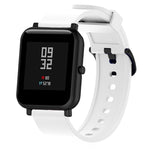 Cinturino sportivo in silicone lucido per Huami Amazfit Bip Lite versione 20mm