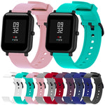 Cinturino sportivo in silicone lucido per Huami Amazfit Bip Lite versione 20mm