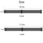 Cinturino magnetico in acciaio per Fitbit Charge 3 piccolo