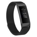 Cinturino magnetico in acciaio per Fitbit Charge 3 piccolo