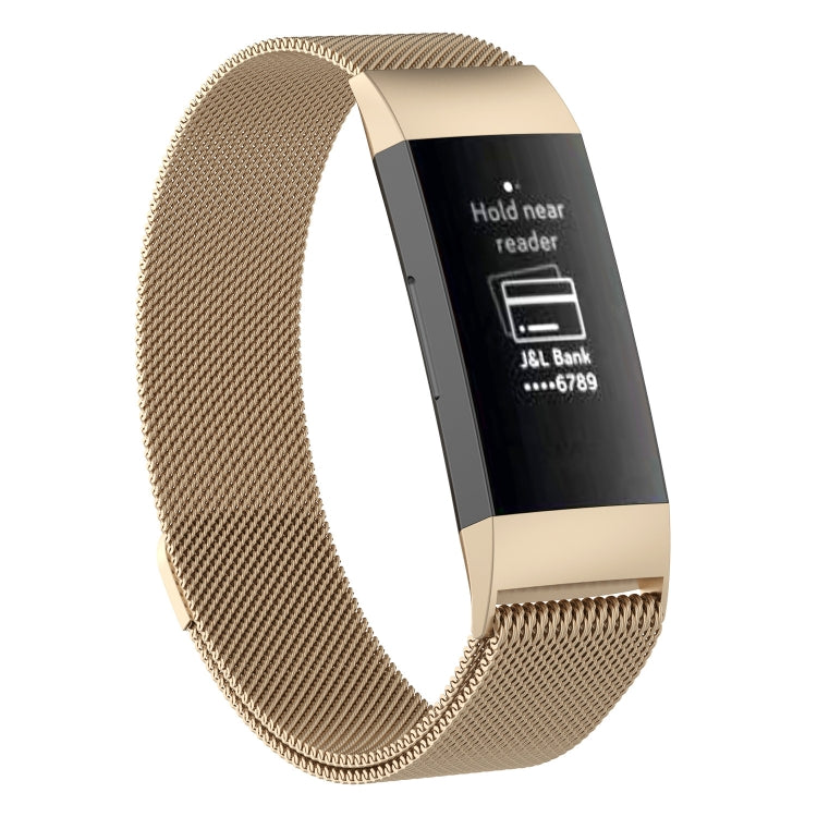 Cinturino magnetico in acciaio per Fitbit Charge 3 piccolo