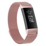 Cinturino magnetico in acciaio per Fitbit Charge 3 piccolo