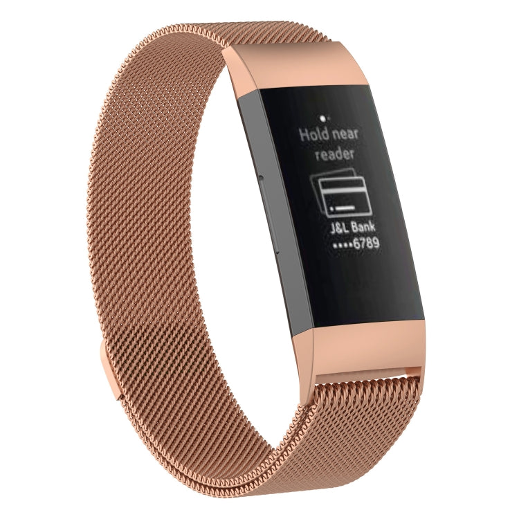 Cinturino magnetico in acciaio per Fitbit Charge 3 piccolo