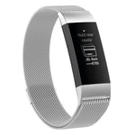 Cinturino magnetico in acciaio per Fitbit Charge 3 piccolo