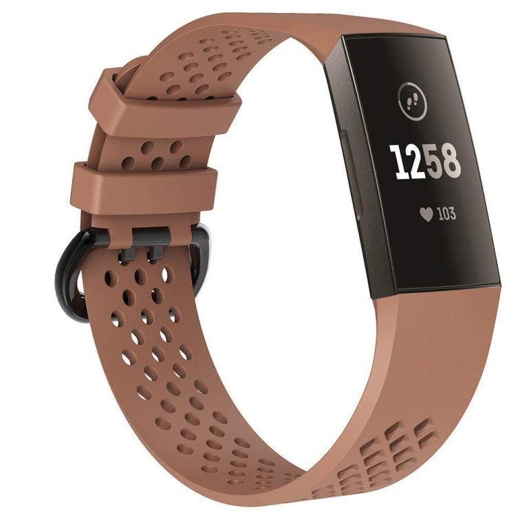 Cinturino sportivo regolabile con foro quadrato per FITBIT Charge 3