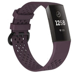 Cinturino sportivo regolabile con foro quadrato per FITBIT Charge 3