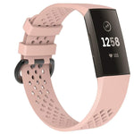 Cinturino sportivo regolabile con foro quadrato per FITBIT Charge 3