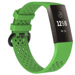 Cinturino sportivo regolabile con foro quadrato per FITBIT Charge 3