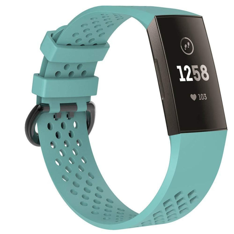 Cinturino sportivo regolabile con foro quadrato per FITBIT Charge 3