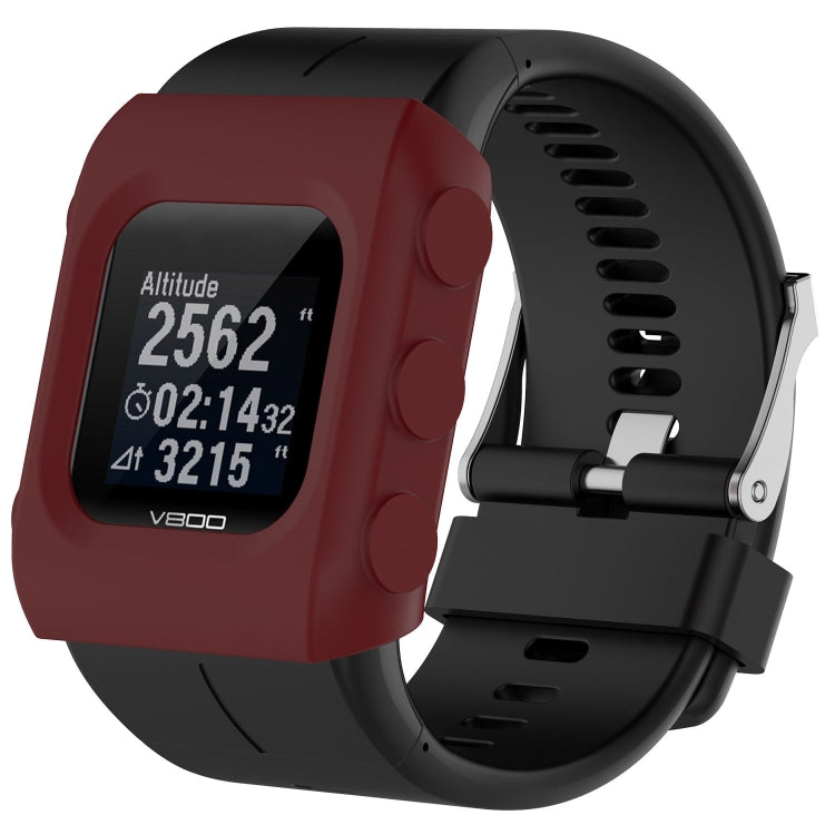 Custodia protettiva per orologio in silicone tinta unita per POLAR V800