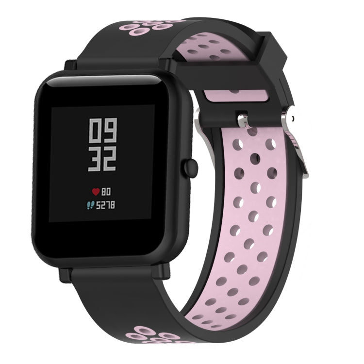 Cinturino sportivo silicone bicolore 20mm per Amazfit Bip Lite