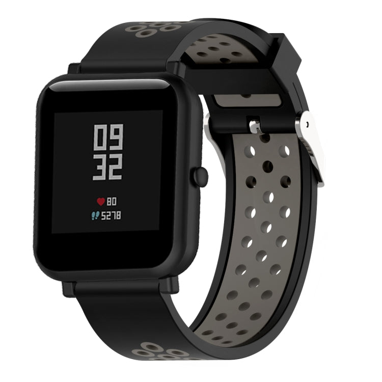 Cinturino sportivo silicone bicolore 20mm per Amazfit Bip Lite