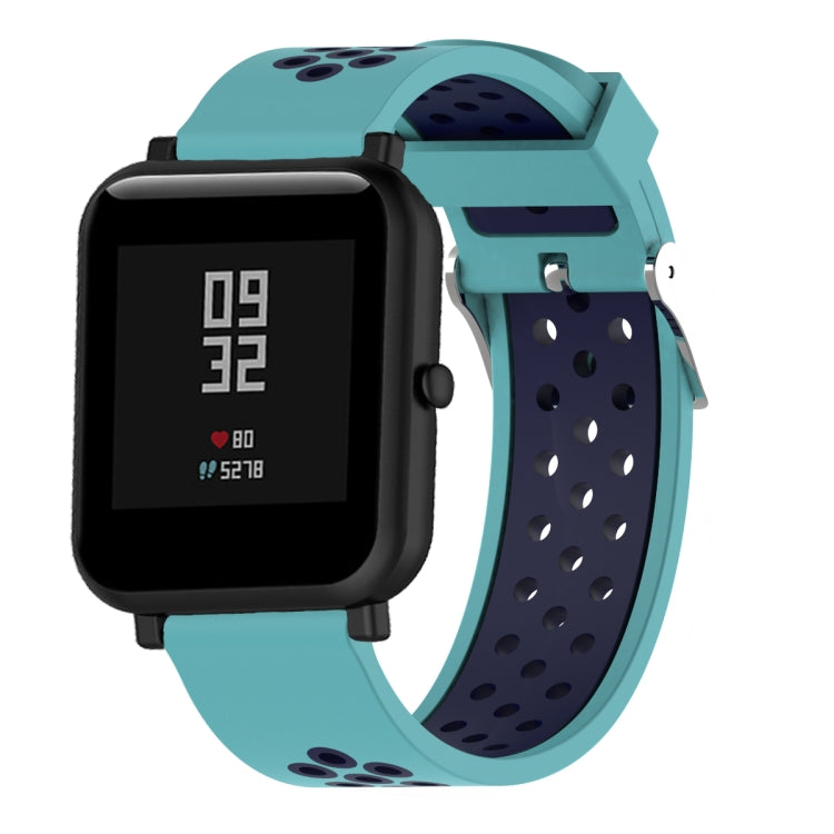 Cinturino sportivo silicone bicolore 20mm per Amazfit Bip Lite