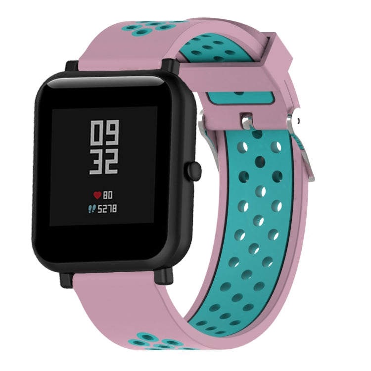 Cinturino sportivo silicone bicolore 20mm per Amazfit Bip Lite