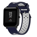 Cinturino sportivo silicone bicolore 20mm per Amazfit Bip Lite
