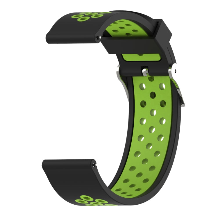 Cinturino sportivo in silicone bicolore per Xiaomi Huami Amazfit Bip Lite versione 22mm