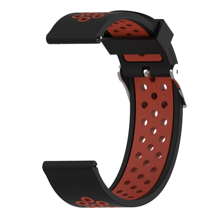 Cinturino sportivo in silicone bicolore per Xiaomi Huami Amazfit Bip Lite versione 22mm