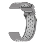 Cinturino sportivo in silicone bicolore per Xiaomi Huami Amazfit Bip Lite versione 22mm