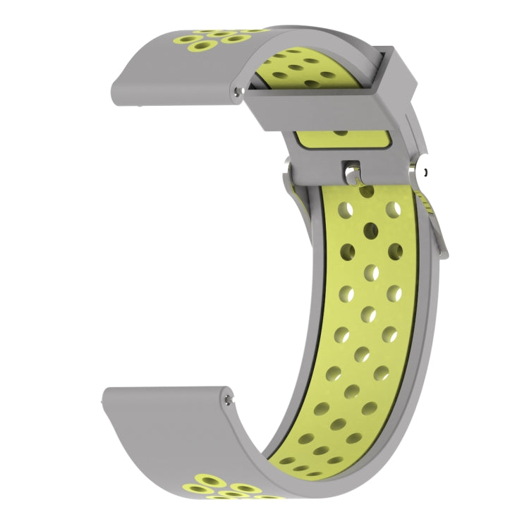 Cinturino sportivo in silicone bicolore per Xiaomi Huami Amazfit Bip Lite versione 22mm