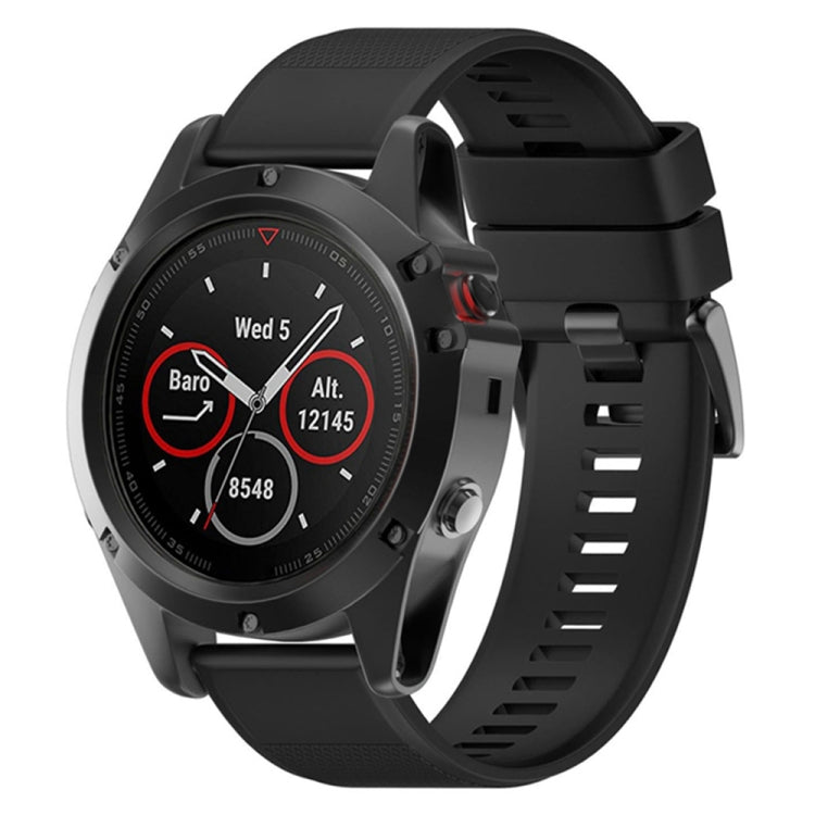Cinturino per orologio in silicone rimovibile rapidamente per Fenix 5 22 mm