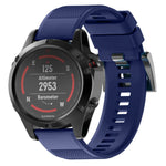 Cinturino per orologio in silicone rimovibile rapidamente per Fenix 5 22 mm