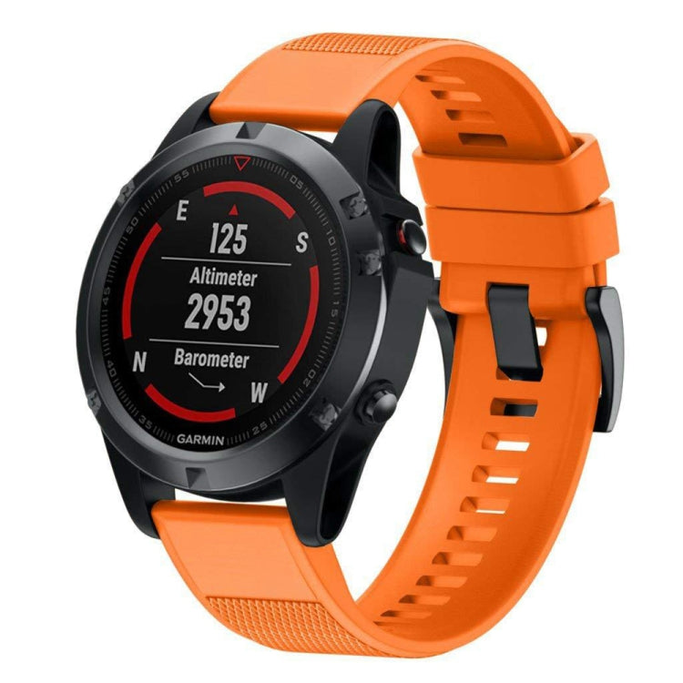 Cinturino per orologio in silicone rimovibile rapidamente per Fenix 5 22 mm