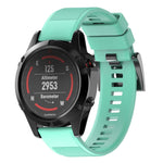 Cinturino per orologio in silicone rimovibile rapidamente per Fenix 5 22 mm