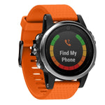 Cinturino per orologio in silicone rimovibile rapido Fenix 5S da 20 mm