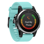 Cinturino per orologio in silicone rimovibile rapido Fenix 5S da 20 mm