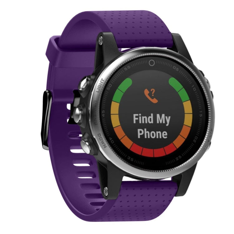 Cinturino per orologio in silicone rimovibile rapido Fenix 5S da 20 mm