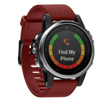 Cinturino per orologio in silicone rimovibile rapido Fenix 5S da 20 mm