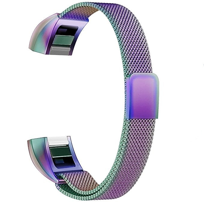 Cinturino per orologio magnetico in acciaio inossidabile per FITBIT Alta, dimensioni: piccolo, 130-170 mm
