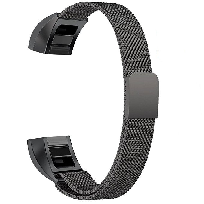Cinturino per orologio magnetico in acciaio inossidabile per FITBIT Alta, dimensioni: grande, 170-236 mm