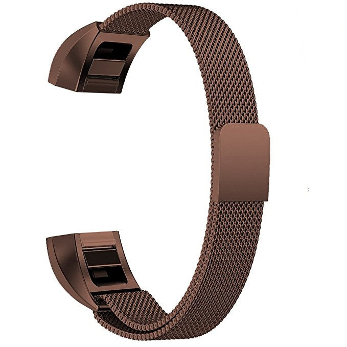 Cinturino per orologio magnetico in acciaio inossidabile per FITBIT Alta, dimensioni: grande, 170-236 mm