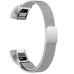 Cinturino per orologio magnetico in acciaio inossidabile per FITBIT Alta, dimensioni: grande, 170-236 mm