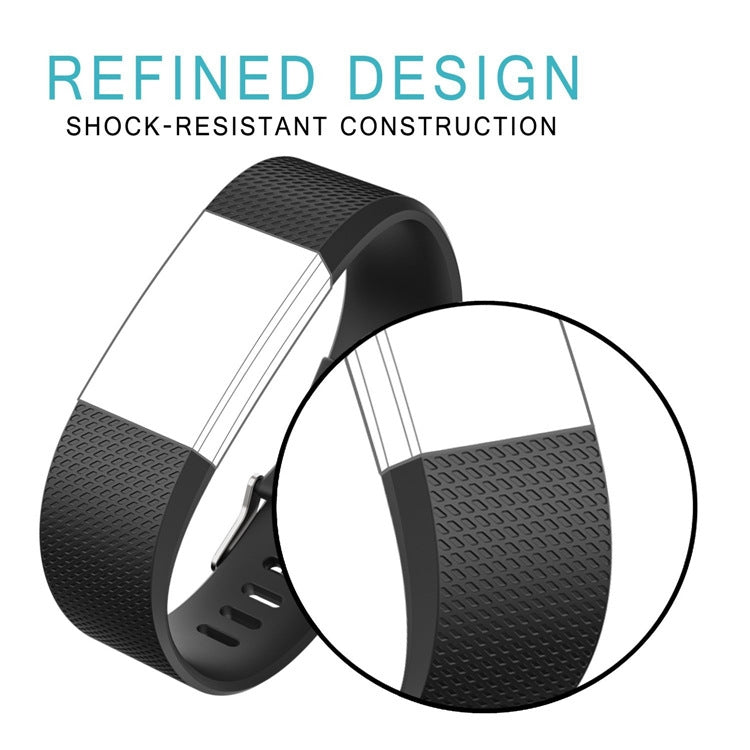 Cinturino sportivo regolabile per Fitbit Charge 2