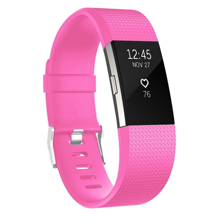 Cinturino sportivo regolabile con motivo quadrato per FITBIT Charge 2, dimensioni: S, 10,5x8,5 cm, S, Aurora Blue, S, Black, S, Coffee, S, Champagne Gold, Coral Red, S, Dark Purple, S, Orange, S, Pink, S, Green, S, Grey, S, Blue, S, Light Grey         ...