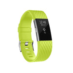 Cinturino sportivo regolabile con motivo diamante per FITBIT Charge 2, dimensioni: S, 10,5x8,5 cm, S